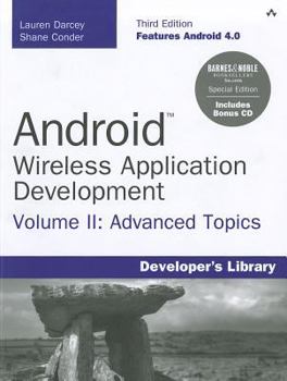 Hardcover Android Wireless Application Development: Android Essentials Book