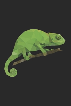 Chamäleon Polygon Geometrisch Art Natur Notizbuch: Chamäleon Polygon Geometrisch Art Natur als Geschenkidee als Planer Tagebuch Notizheft oder ... 120 Seiten | Haushaltsbuch (German Edition)