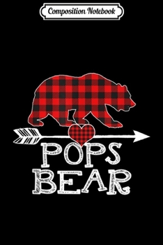 Composition Notebook: Funny Red Plaid Pops Bear Buffalo Matching Family Pajama  Journal/Notebook Blank Lined Ruled 6x9 100 Pages