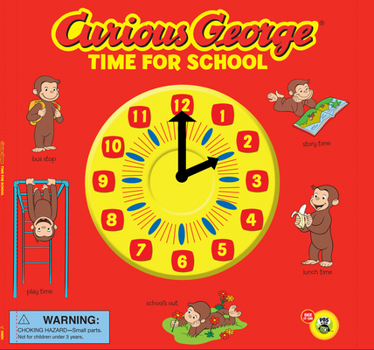 Paperback Curious George: Time for School Lift-The-Flaps (Cgtv) Book