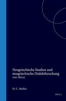 Hardcover Neugriechische Studien Und Neugriechische Dialektforschung [German] Book
