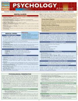 Wall Chart Psychology: Abnormal Book