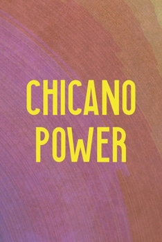 Paperback Chicano Power: All Purpose 6x9 Blank Lined Notebook Journal Way Better Than A Card Trendy Unique Gift Rainbow Circule Latin Pride Book