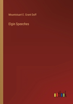 Paperback Elgin Speeches Book