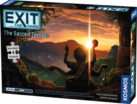 Toy Exit: The Sacred Temple (with Jigsaw Puzzles) | Exit: The Game - A Kosmos Game | Family-Friendly, Jigsaw Puzzle-Based at-Home Escape Room Experience for 1 to 4 Players, Ages 10+ Book