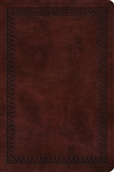 Imitation Leather ESV Compact Bible (Trutone, Mahogany, Border Design) Book