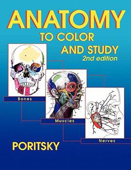 Paperback Anatomy to Color and Study 2nd Edition Book