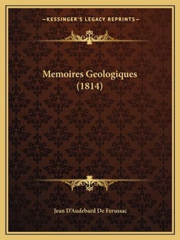 Paperback Memoires Geologiques (1814) [French] Book