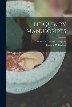 Paperback The Quimby Manuscripts Book
