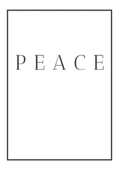 Paperback Peace: A decorative book for coffee tables, end tables, bookshelves and interior design styling Stack home books to add decor Book