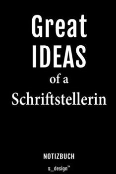 Paperback Notizbuch f?r Schriftsteller / Schriftstellerin: Originelle Geschenk-Idee [120 Seiten liniertes blanko Papier] [German] Book