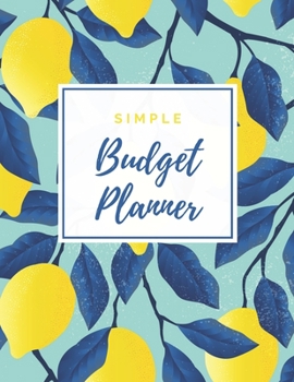 Simple Budget Planner: 12 Month Budget Planner Money Saving Challenge Monthly Bill Tracker Simple Budget Tracker Expense Tracker Happy Planner Notebook Monthly Money Goals Tracker