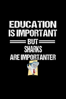 Cute Shark Notebook: Smiling Shark Education Humor Sarcastic Funny Christmas Gift - Black Ruled Lined Notebook - Diary, Writing, Notes, Gratitude, Goal Journal - 6x9 120 pages