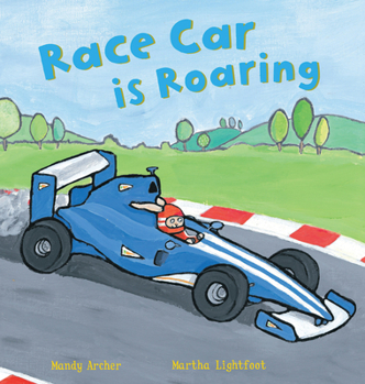 Paperback Race Car Is Roaring Book