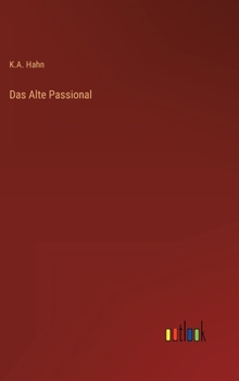 Hardcover Das Alte Passional [German] Book