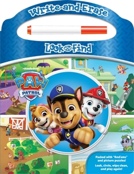 Board book Nickelodeon Paw Patrol: Write-And-Erase Look and Find Book
