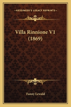 Paperback Villa Rinnione V1 (1869) [German] Book