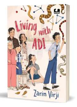 Paperback Living with Adi: A Middle-Grade Novel about an Autistic Teenager Navigating Through Life Book