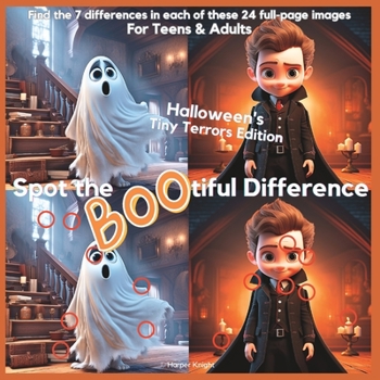 Paperback Spot the BOO-tiful Difference: Halloween's Tiny Terrors Edition: For Teens & Adults Book
