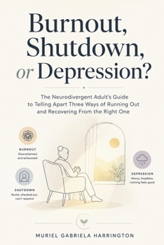 Paperback Burnout, Shutdown, or Depression?: The Neurodivergent Adult's Guide to Telling Apart Three Ways of Running Out and Recovering From the Right One Book