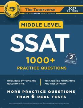 Paperback Middle Level SSAT: 1000+ Practice Questions Book