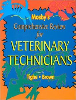 Paperback Comprehensive Review for Veterinary Technicians Book