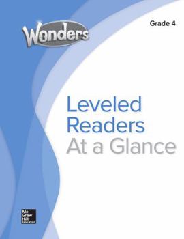 Spiral-bound Wonders Balanced Literacy Leveled Reader Chart, Grade 4 Book