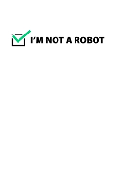 Paperback Notizbuch: Captcha Code Roboter Sarkasmus Influencer Geschenk 120 Seiten, 6X9 (Ca. A5), Karomuster [German] Book