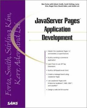Paperback JavaServer Pages Application Development [With CDROM] Book