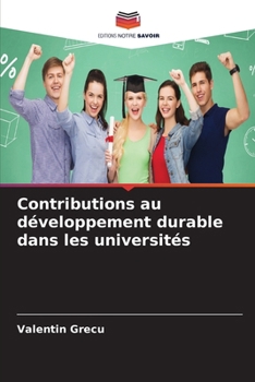 Paperback Contributions au développement durable dans les universités [French] Book