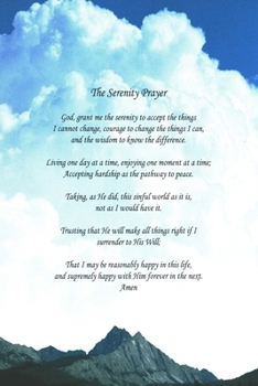 The Serenity Prayer: Journal With Mountain Cover 120 Lined Pages 6x9 (Serenity Series)