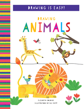 Library Binding Drawing Animals Book