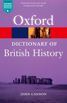 Paperback Dictionary of British History Book