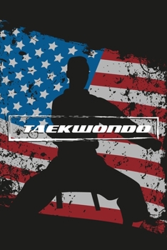 Paperback TaeKwonDo: Martial Art Fan Blank Lined Notebook Journal Diary 6x9 Book