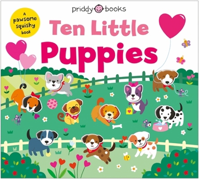 Board book Ten Little Puppies (Little Squishies) Book