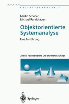 Paperback Objektorientierte Systemanalyse: Eine Einführung [German] Book