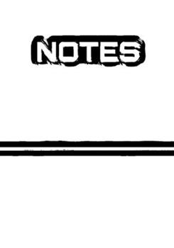 Notes: (7" x 10") Notebook