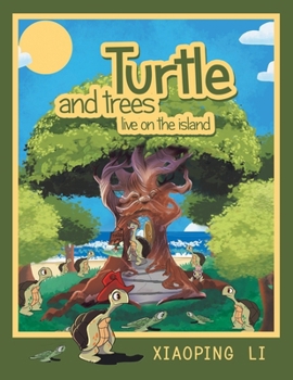 Paperback Turtle and trees live on the island Book