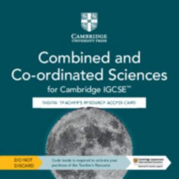 Paperback Cambridge Igcse(tm) Combined and Coordinated Sciences Digital Teacher's Resource Access Card Book