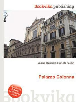 Paperback Palazzo Colonna Book