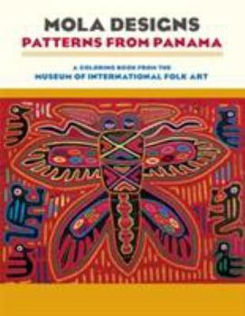 Paperback Mola Designs: Patterns from Panama Coloring Book