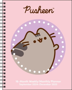 Calendar Pusheen 16-Month 2024-2025 Weekly/Monthly Planner Calendar Book