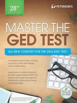 Paperback Master the GED Test Book