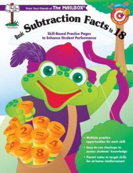 Paperback Target Math Success Basic Subtraction Facts to 18 Book