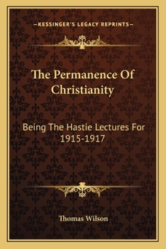The permanence of Christianity
