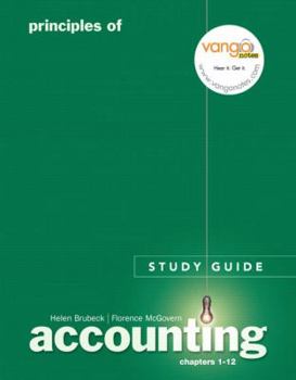 Paperback Principles of Accounting 1/e,Study Guide with e Working Papers Ch 1-12 Book