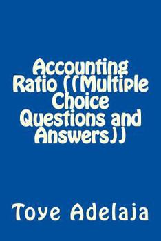 Paperback Accounting Ratio (Multiple Choice Questions and Answers) Book
