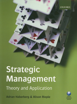 Paperback Strategic Management: Theory and Application Book