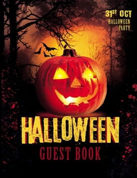 Paperback Halloween Guest Book