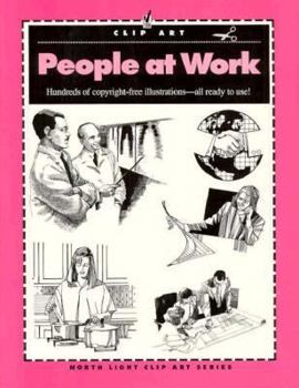 Paperback People at Work (North Light Clip Art) Book
